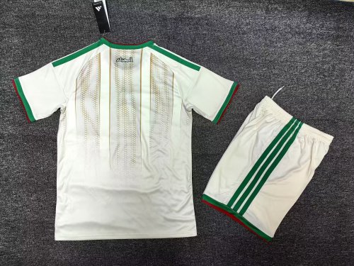 Adult Uniform 2026 Algeria Home Soccer Jersey Shorts Men's Football Kit