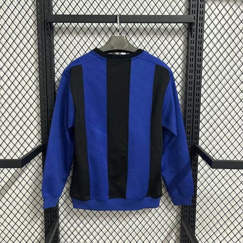 2025-2026 Inter Milan Black/Blue Soccer Training Sweater