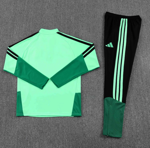 2025-2026 Mexicao Green Soccer Training Sweater and Pants Football Kit