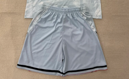 Fan Version 2025-2026 Udinese Away Grey Soccer Shorts Football Shorts