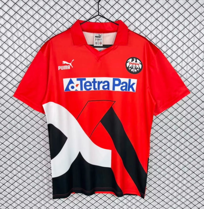 Retro Jersey 1993-1995 Eintracht Frankfurt Home Football Shirt Vintage Soccer Jersey
