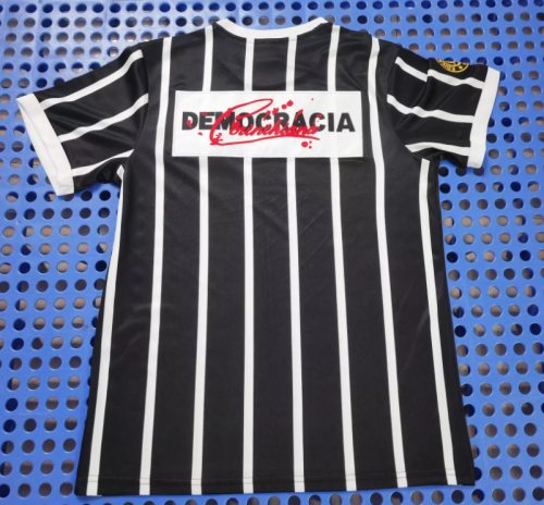 Retro Shirt 1982 Corinthians Away Soccer Jersey Vintage Football Shirt