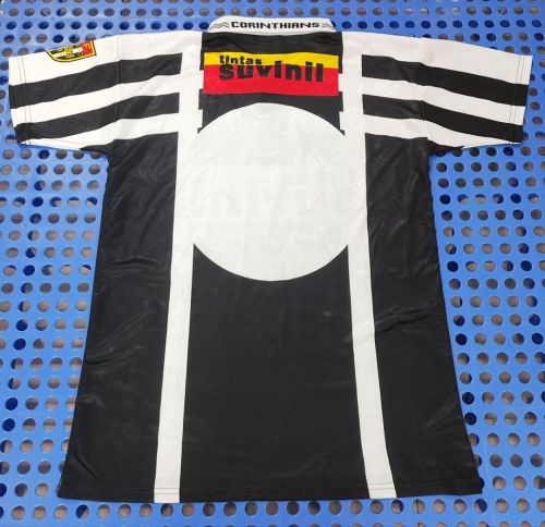 Retro Shirt 1995-1996 Corinthians Away Soccer Jersey Vintage Football Shirt