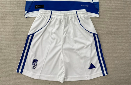 Fan Version Granada 2025-2026 Away White Soccer Shorts Football Shorts