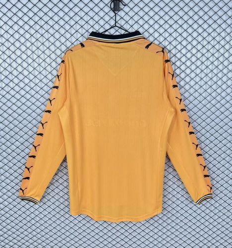 Long Sleeve Retro Jersey 1998-1999 Wolves Jersey Wolverhampton Wanderers Home Football Shirt Soccer Jersey