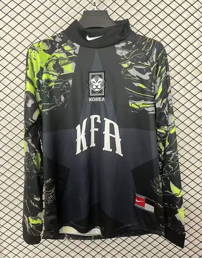 Long Sleeve South Korea 2026 Goalkeeper Soccer Jersey Football Shirt