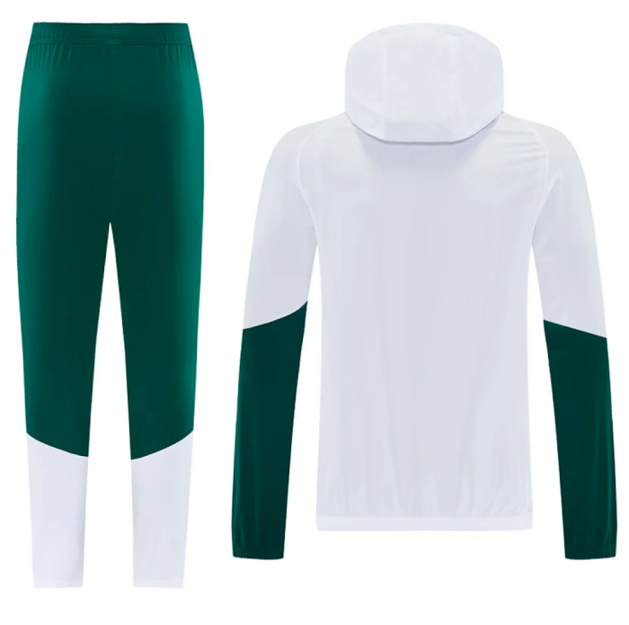 with Caps 2026 Italy White Soccer Windbreaker Hoodie and Pants Football Hoody