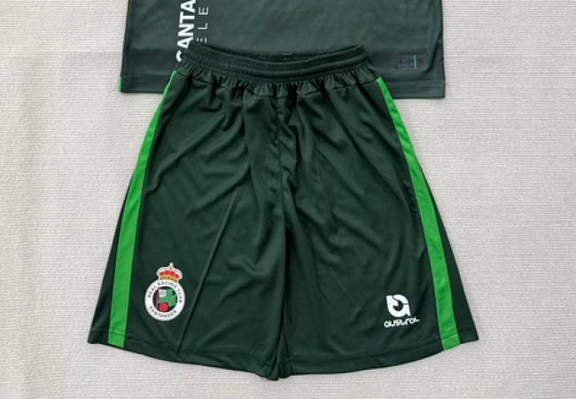 Fan Version Racing Santander 2025-2026 Away Soccer Shorts Football Shorts