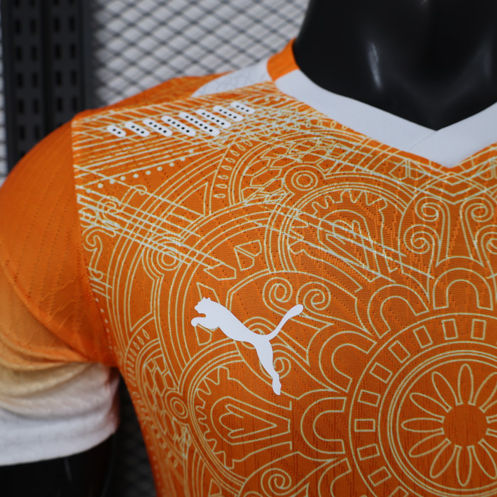 Player Version 2026 Ivory Coast Football Shirt Côte d'Ivoire Orange/White Special Edition Soccer Jersey