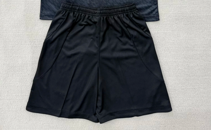Fan Version Torino 2025-2026 Third Away Black Soccer Shorts Football Shorts