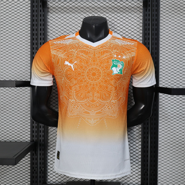 Player Version 2026 Ivory Coast Football Shirt Côte d'Ivoire Orange/White Special Edition Soccer Jersey