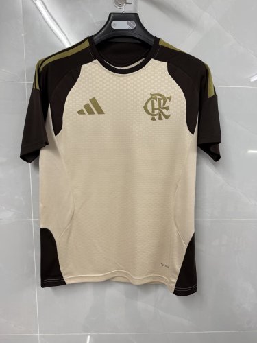 Fans Version 2026-2027 Flamengo Beige Soccer Training Jersey Football Shirt