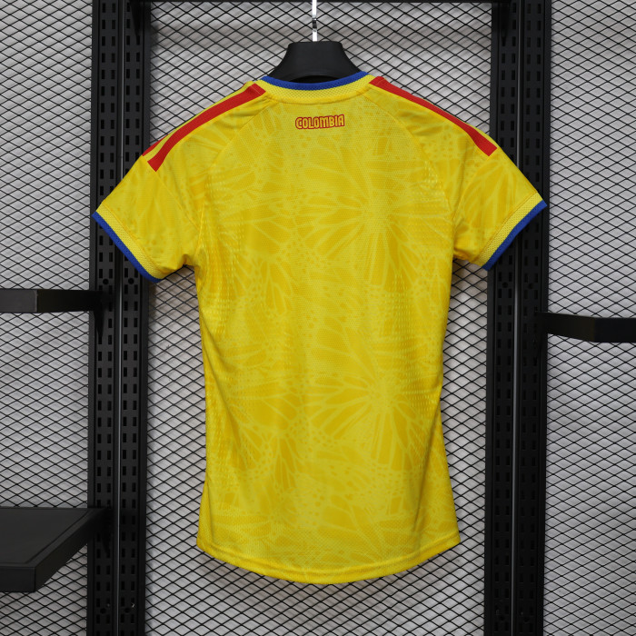 Women Player Version 2026 Colombia Home Soccer Jersey Girl Football Shirt