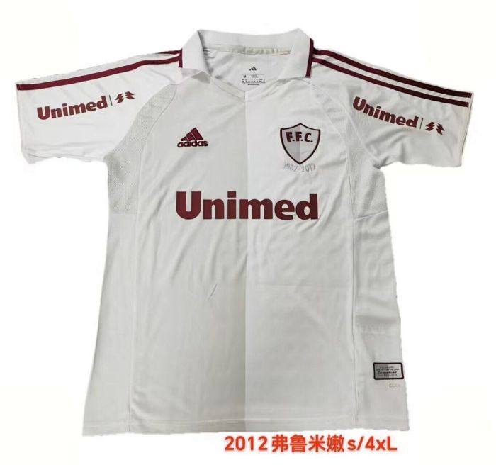 Retro Jersey Fluminense 2010 Away White Soccer Jersey Vintage Football Shirt
