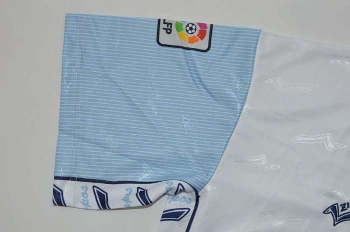 with LFP Patch Retro Jersey 1999-2001 SD Compostela Home Soccer Jersey Vintage Camisetas de Futbol