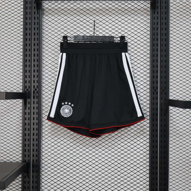 Player Version 2026 Germany Black Soccer Shorts Football Shorts