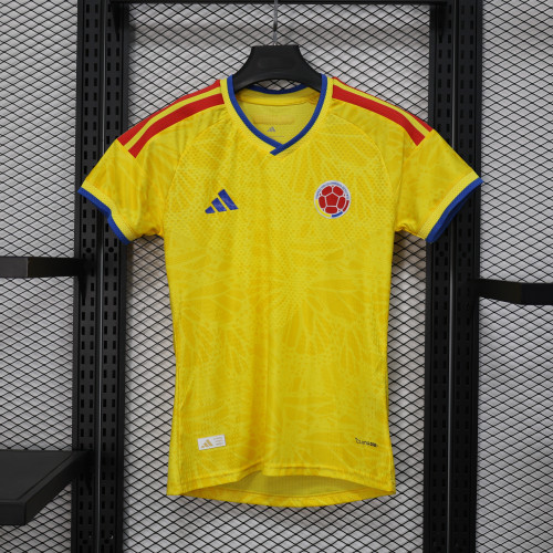 Women Player Version 2026 Colombia Home Soccer Jersey Girl Football Shirt