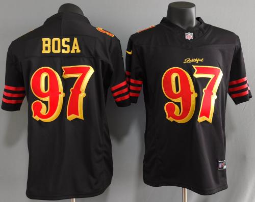 San Francisco 49ers BOSA 97 Black NFL Jersey