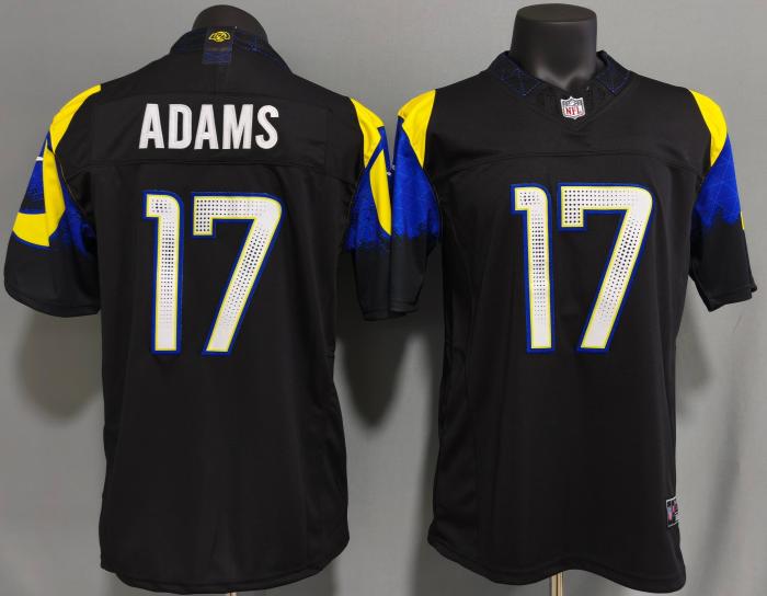 Los Angeles Rams ADAMS 17 Black NFL Jersey