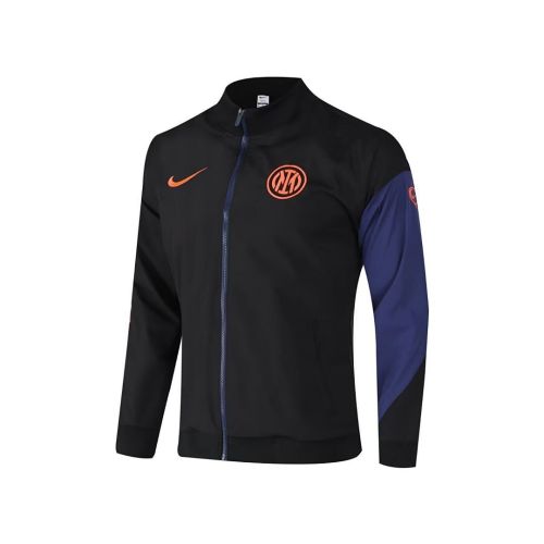 2025-2026 Inter Milan Black Total 90 Model Soccer Windbreaker Jacket Football Jacket