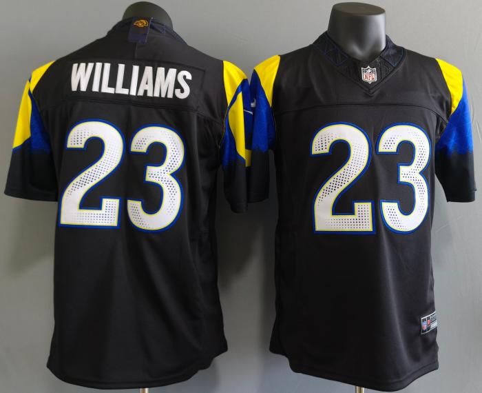Los Angeles Rams WILLIAMS 23 Black NFL Jersey