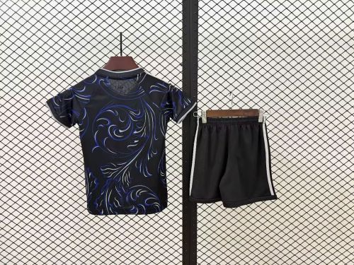Youth Uniform Kids Kit Argentina 2026 Away Soccer Jersey Shorts Child Football Set