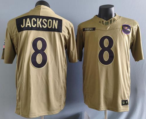 Baltimore Ravens 8 JACKSON NFL Jersey