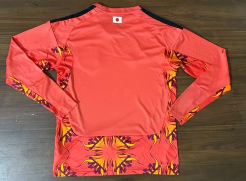Long Sleeve Fan Version 2026 Japan Red Goalkeeper Soccer Jersey Football Shirt