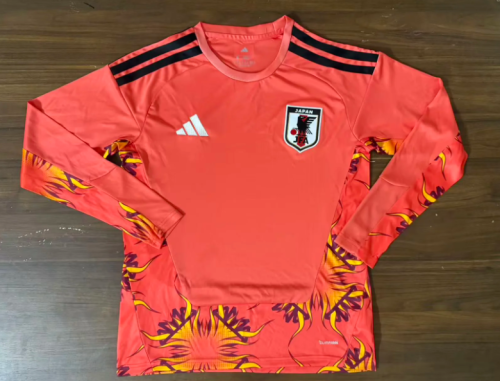 Long Sleeve Fan Version 2026 Japan Red Goalkeeper Soccer Jersey Football Shirt