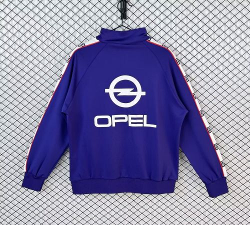 Retro Jacket 1985-1986 Fiorentina Purple Soccer Windbreaker Jacket Napoli Football Jacket