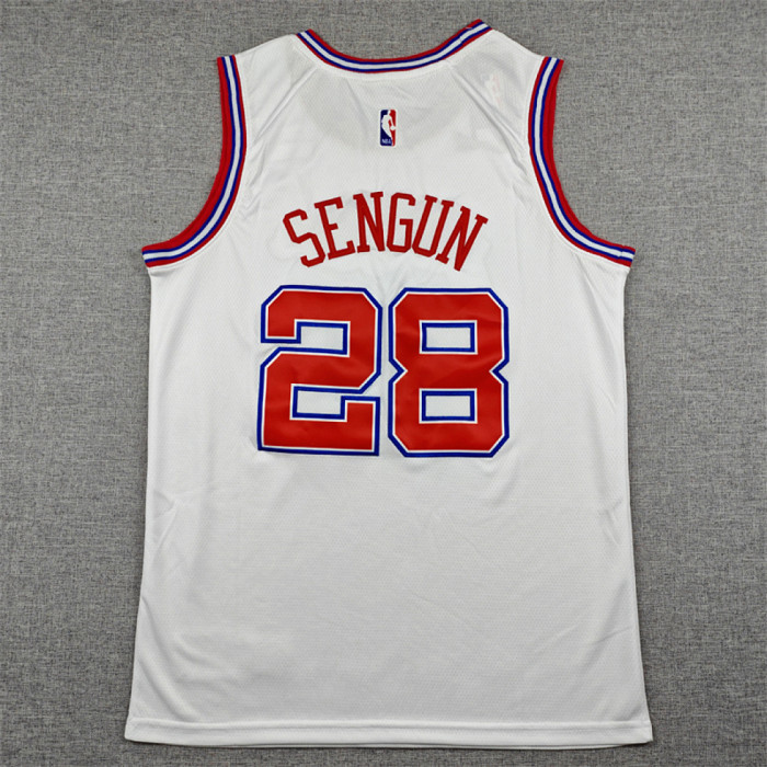2026 City Edition Houston Rockets SENGUN 28 White Basketball Shirt NBA Jersey