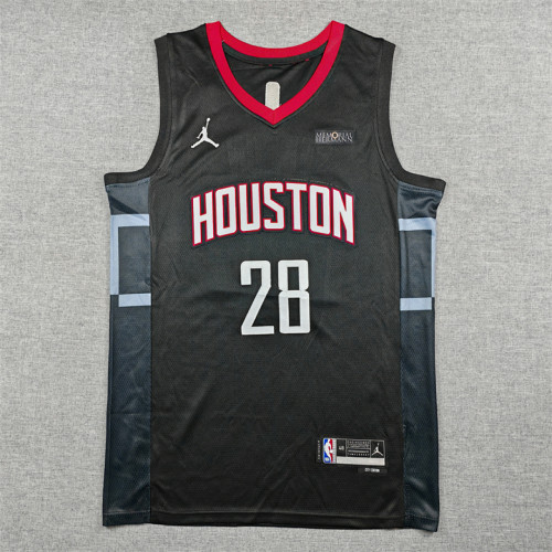 Houston Rockets SENGUN 28 Black Basketball Shirt NBA Jersey