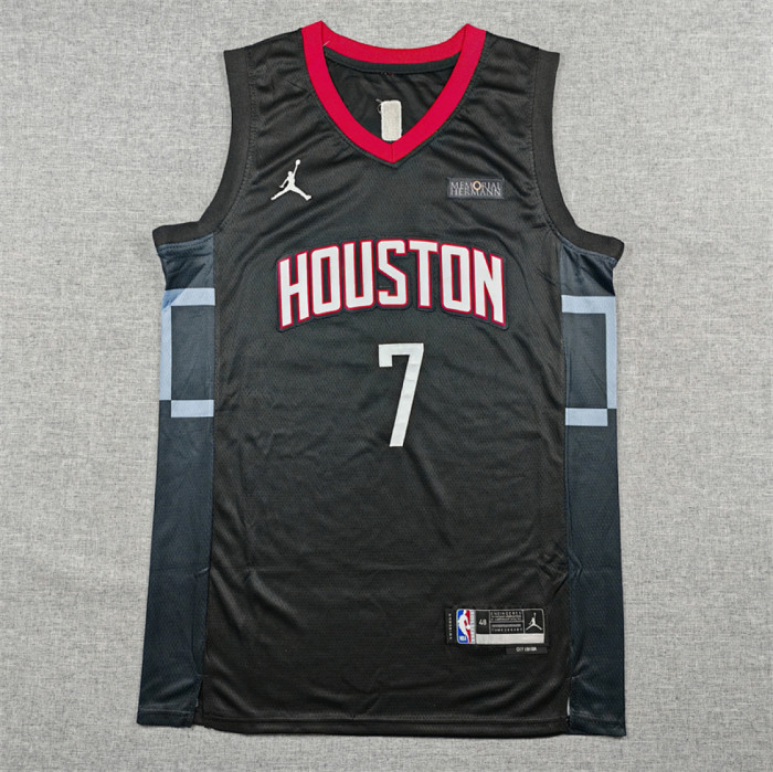 Houston Rockets DURANT 7 Black Basketball Shirt NBA Jersey
