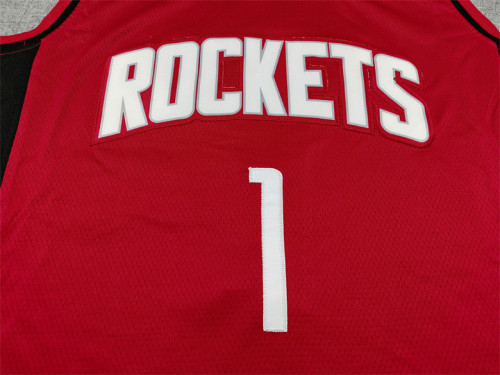 Houston Rockets THOMPSON 1 Red Basketball Shirt NBA Jersey