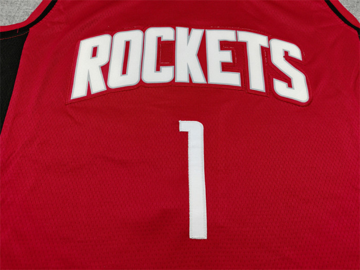 Houston Rockets THOMPSON 1 Red Basketball Shirt NBA Jersey