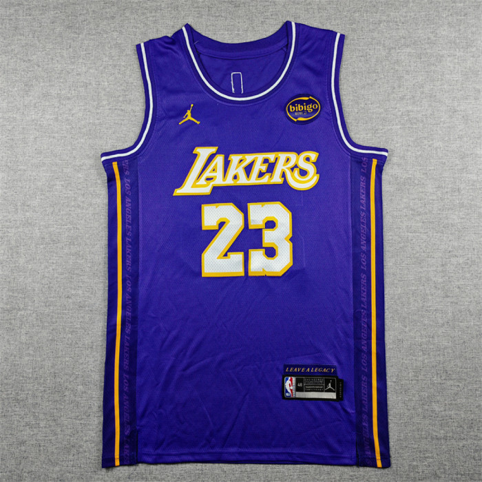 2026 City Edition Los Angeles Lakers 23 JAMES Purple NBA Jersey Basketball Shirt