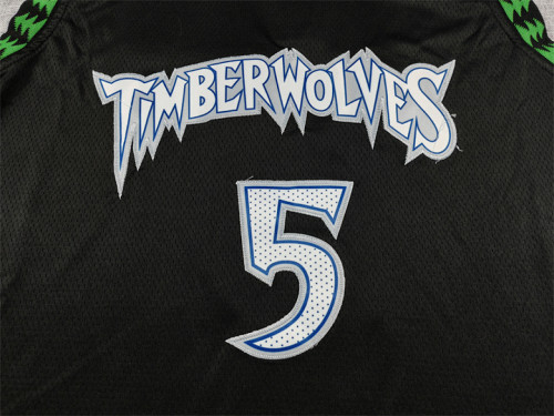 2026 Minnesota Timberwolves EDWARDS 5 Classic Black NBA Jersey Basketball Shirt