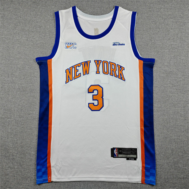 2026 City Edition New York Knicks 3 HART White NBA Shirt Basketball Jersey