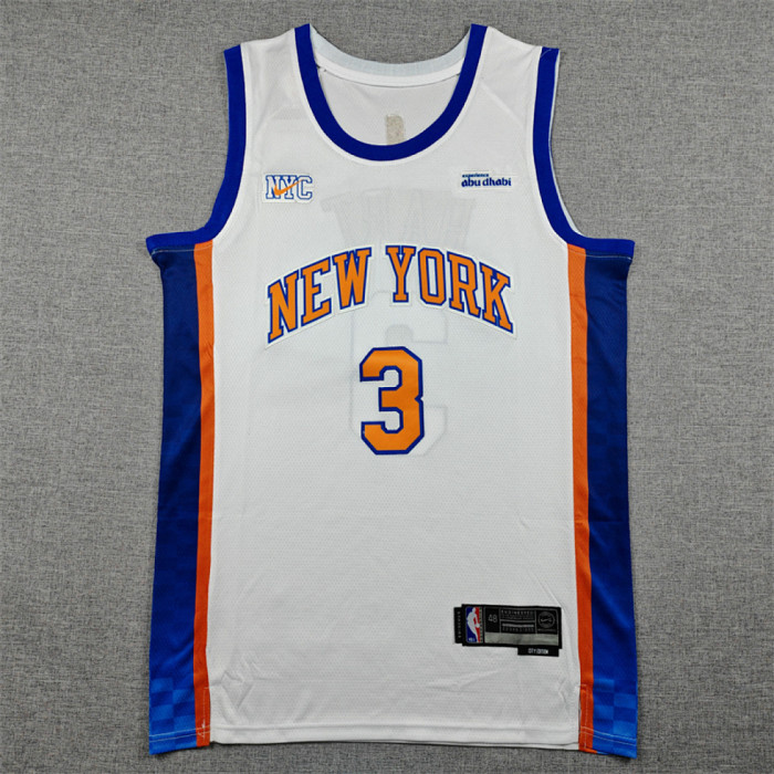 2026 City Edition New York Knicks 3 HART White NBA Shirt Basketball Jersey