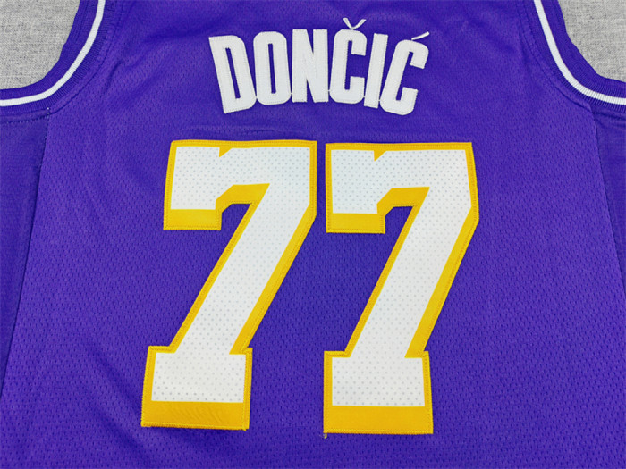 2026 City Edition Los Angeles Lakers DONCIC 77 Purple NBA Jersey Basketball Shirt