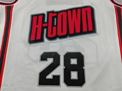 2025 City Edition Houston Rockets SENGUN 28 White Basketball Shirt NBA Jersey