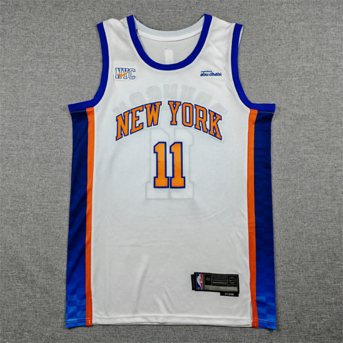2026 City Edition New York Knicks BRUNSON 11 White NBA Shirt Men's Basketball Jersey