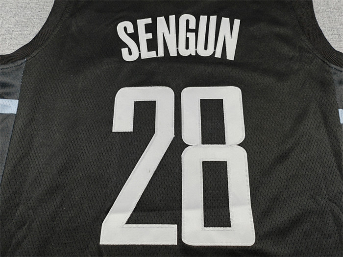Houston Rockets SENGUN 28 Black Basketball Shirt NBA Jersey