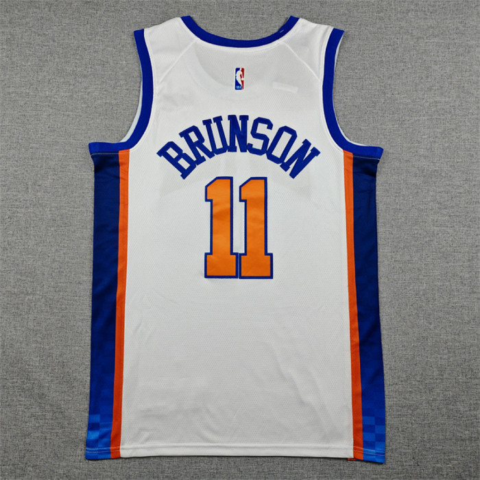 2026 City Edition New York Knicks BRUNSON 11 White NBA Shirt Men's Basketball Jersey