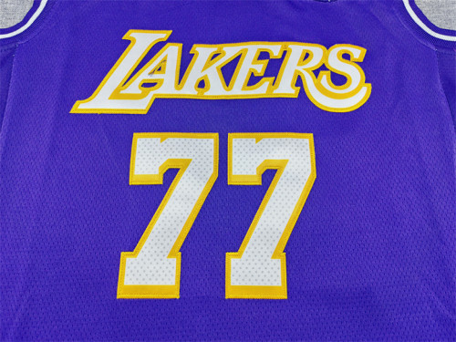 2026 City Edition Los Angeles Lakers DONCIC 77 Purple NBA Jersey Basketball Shirt