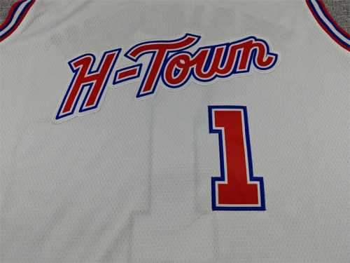 2026 City Edition Houston Rockets THOMPSON 1 White Basketball Shirt NBA Jersey
