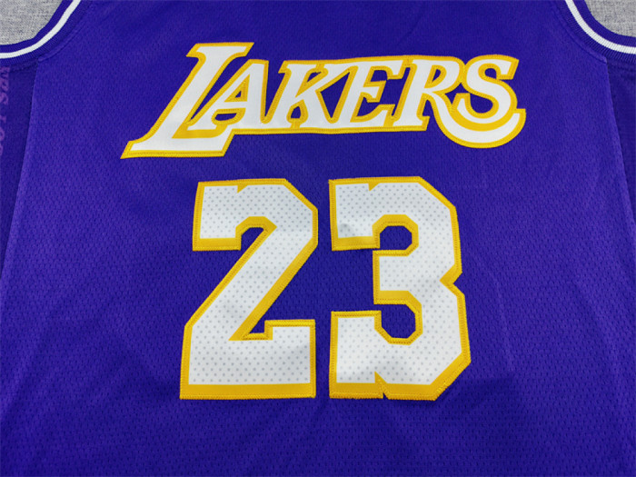 2026 City Edition Los Angeles Lakers 23 JAMES Purple NBA Jersey Basketball Shirt