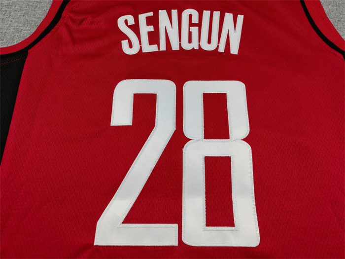 Houston Rockets SENGUN 28 Red Basketball Shirt NBA Jersey
