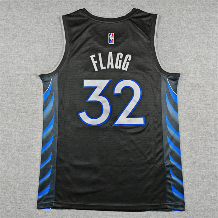 2026 City Edition Dallas Mavericks 32 FLAGG Black NBA Jersey Basketball Shirt
