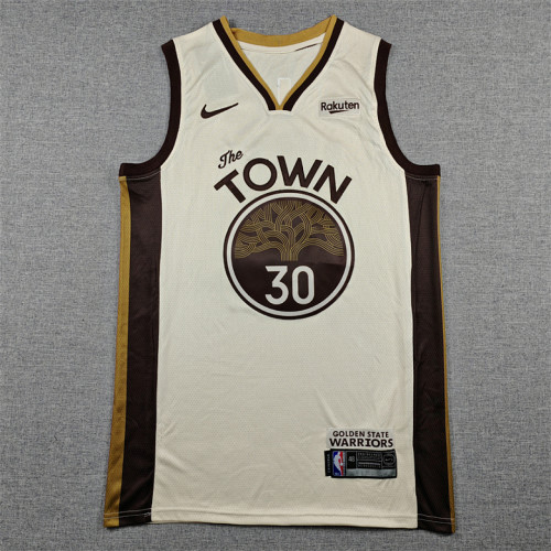 2026 City Edition Warriors 30 CURRY NBA Jersey OFF-WHITE Basketball Shirt